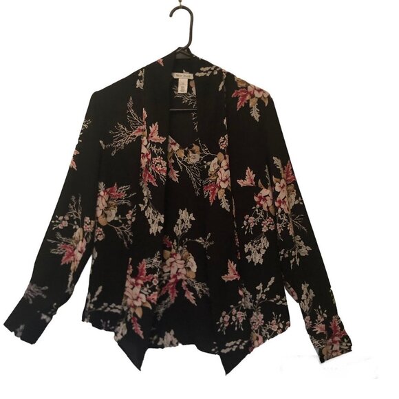 White House Black Market blouse with tie bow sz S - Picture 1 of 6